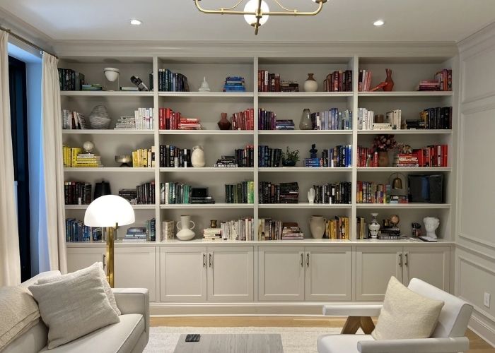 Custom bookshelf estimate