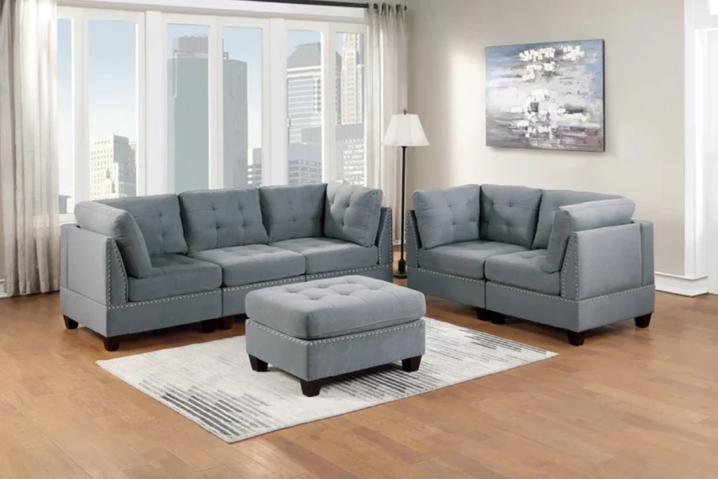 Custom sectional sofa Dubai style